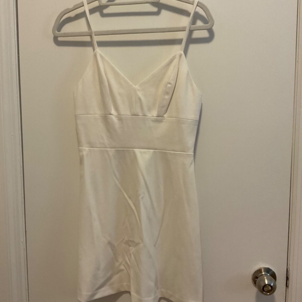 White Amanda Uprichard Dress, Size Medium